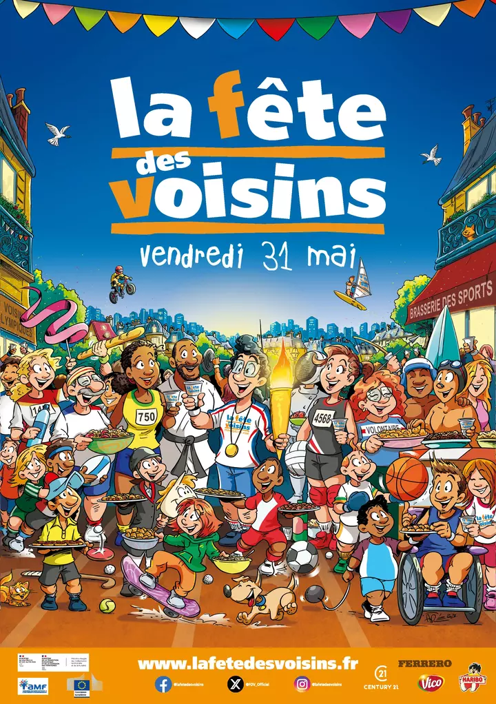 Affiche fête des voisins 2024